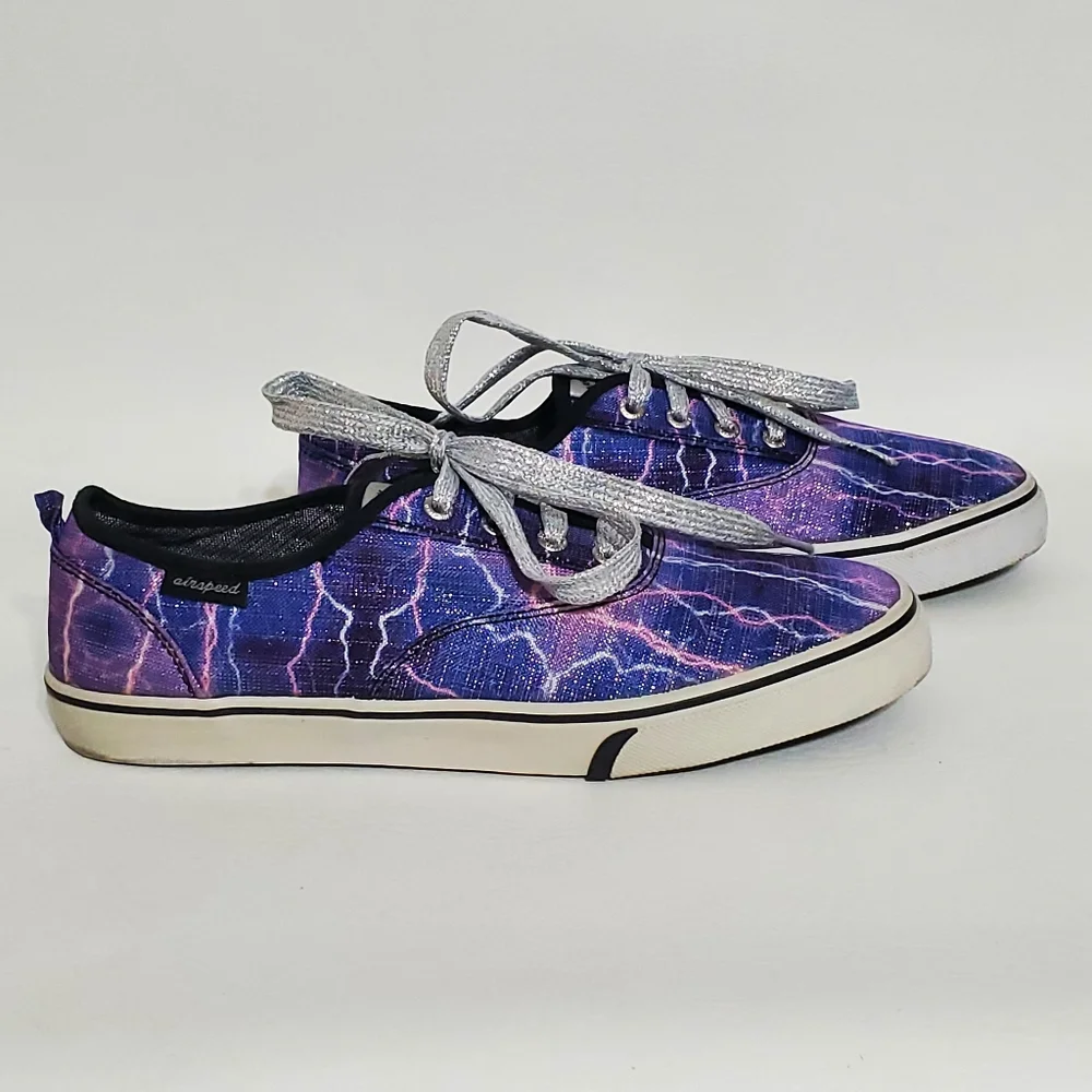 Airspeed Purple Lightning Sneakers Girl's Size 6 Shoes